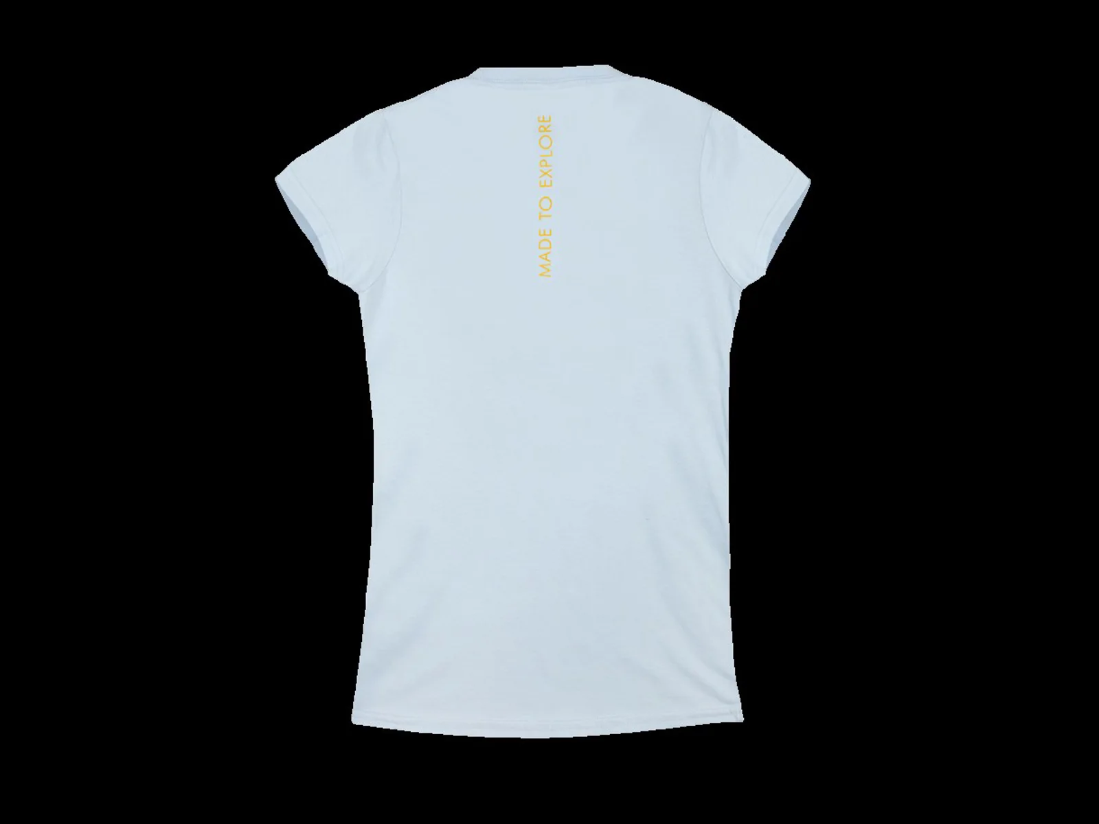 Seacraft Blue 1 cotton t‐shirt (pastel blue, print in front) ‐ female (L)