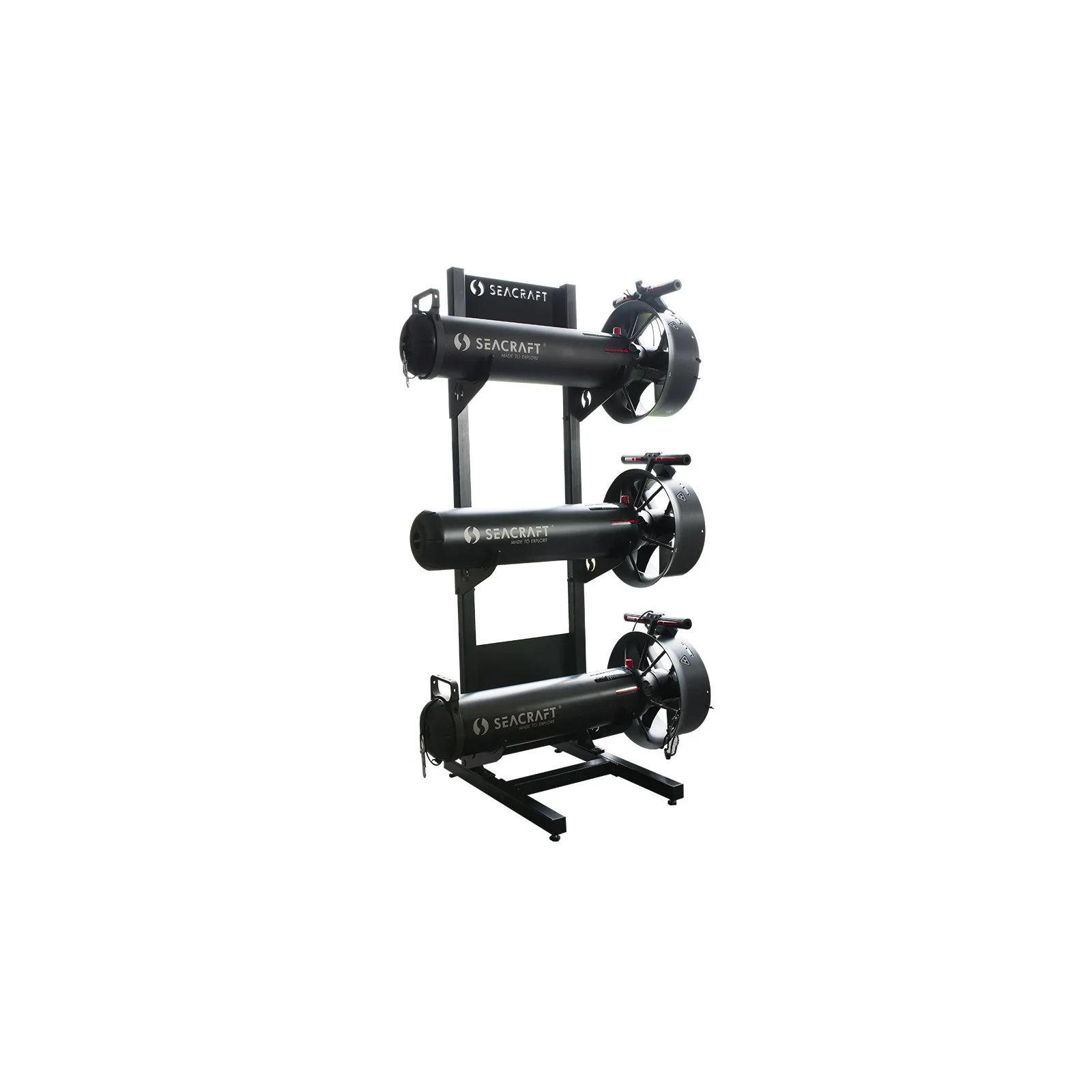 Exhibition stand for 3 DPVs